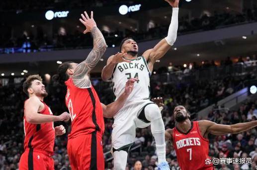 火箭鏖战雄鹿，詹姆斯带队取胜